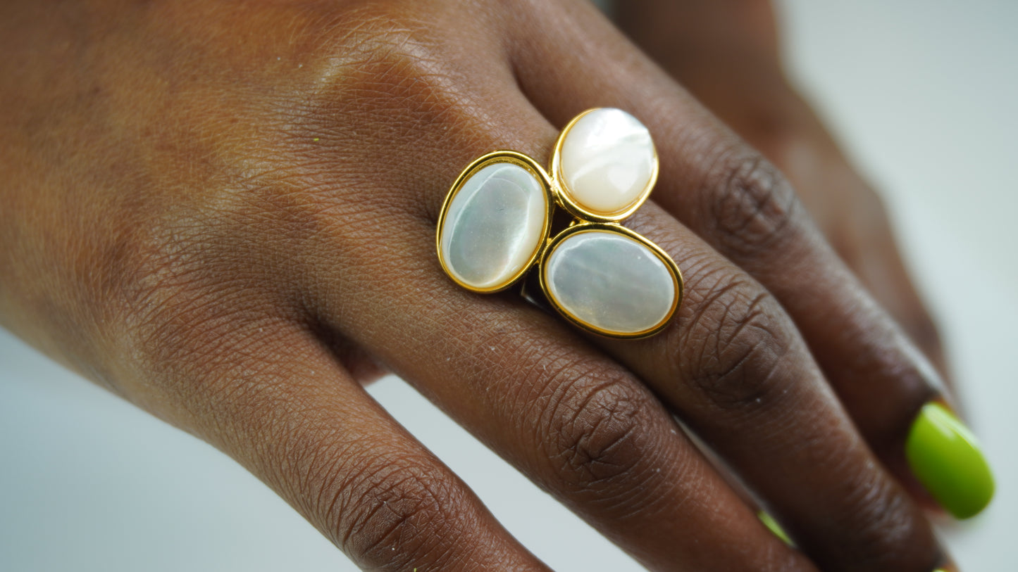 Mother of Pearl-ish Rings