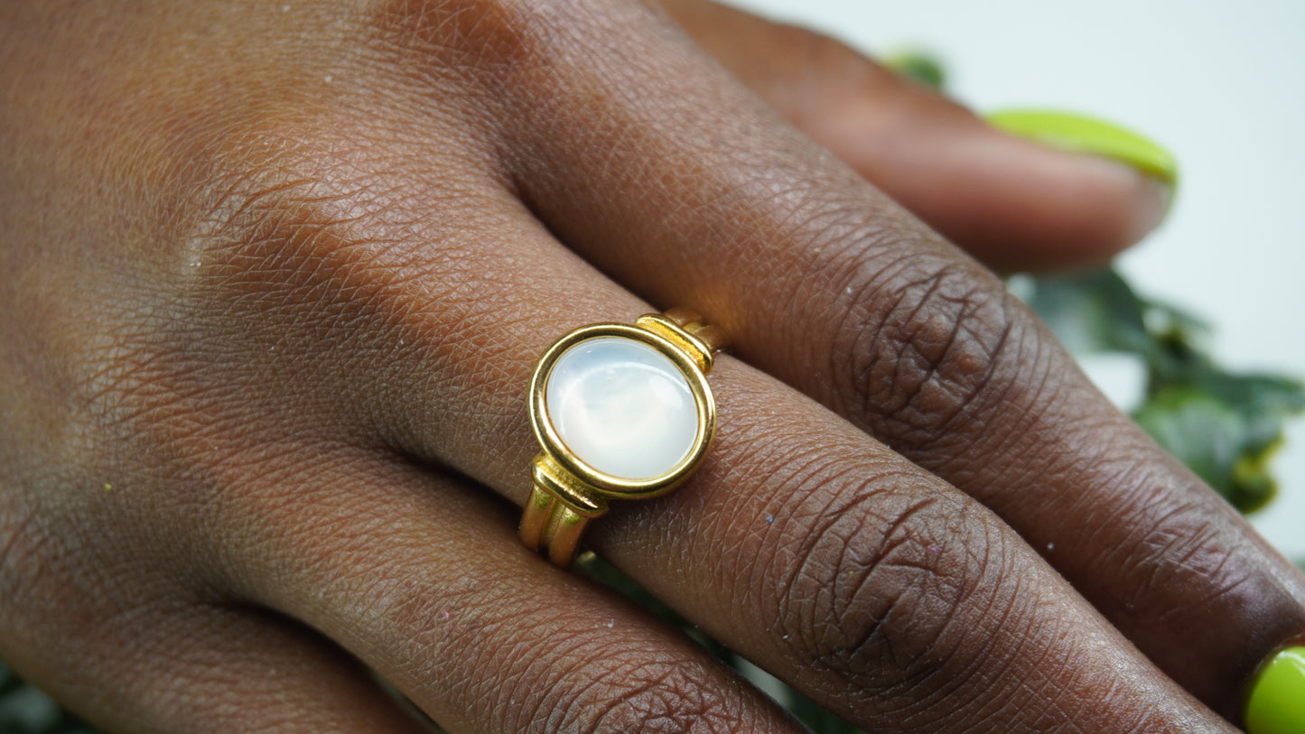 Mother of Pearl-ish Rings