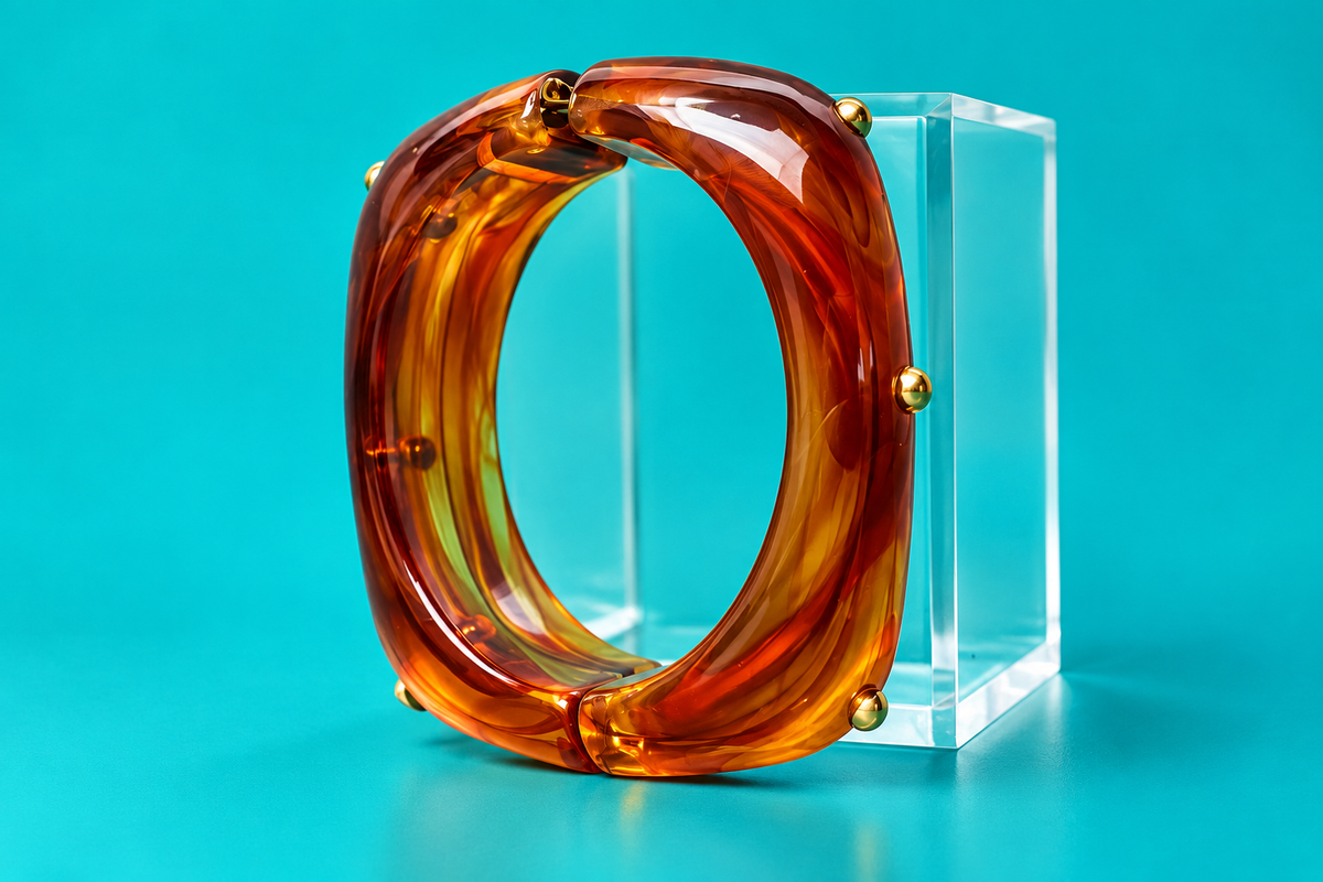 The Amber Luxe Statement Bangle