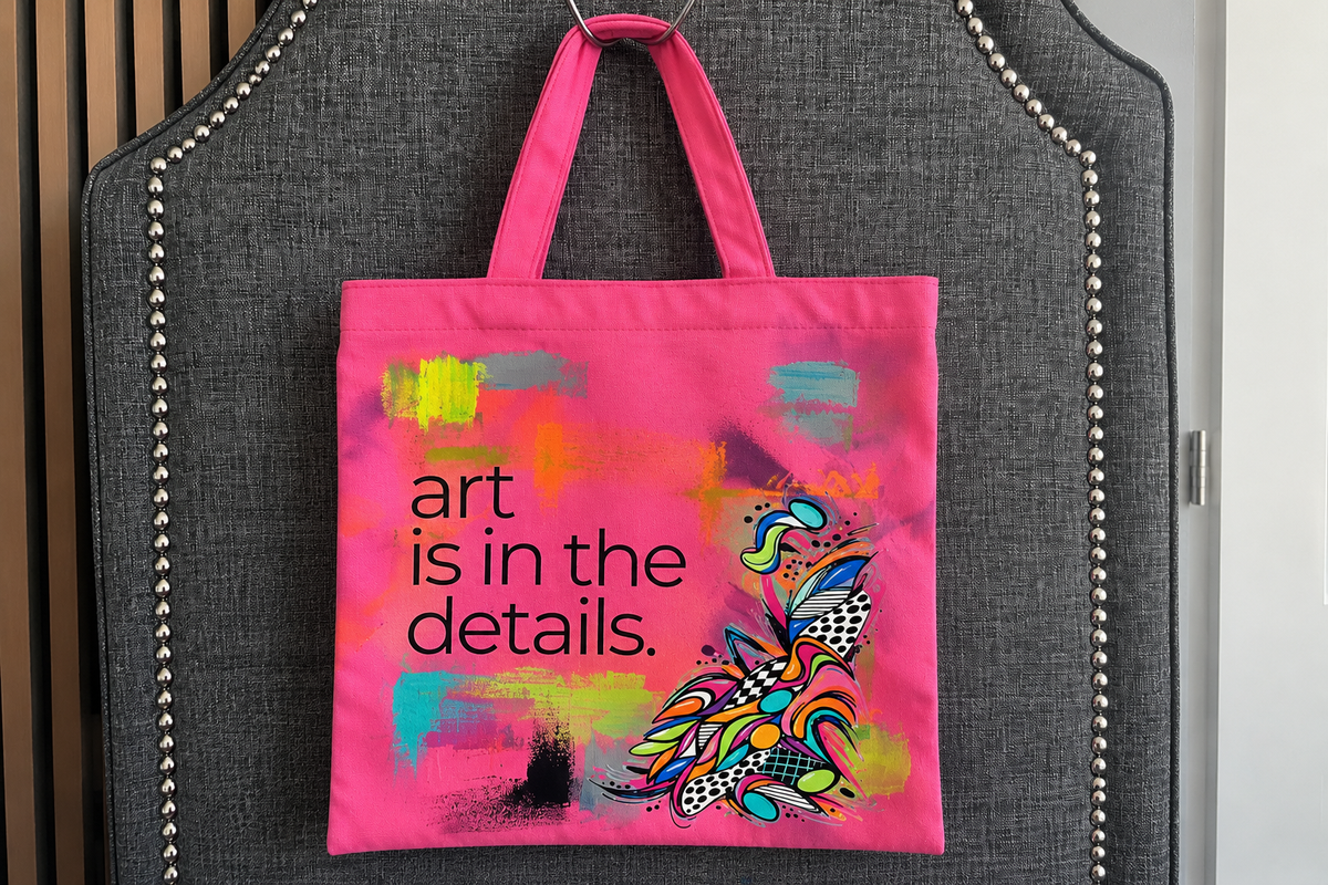 Art is in the details- tote