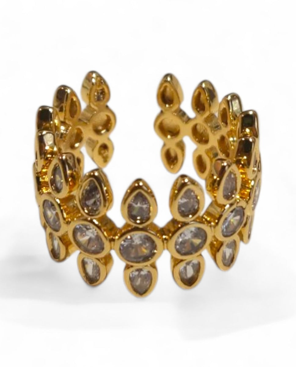 Gold Crown Ring