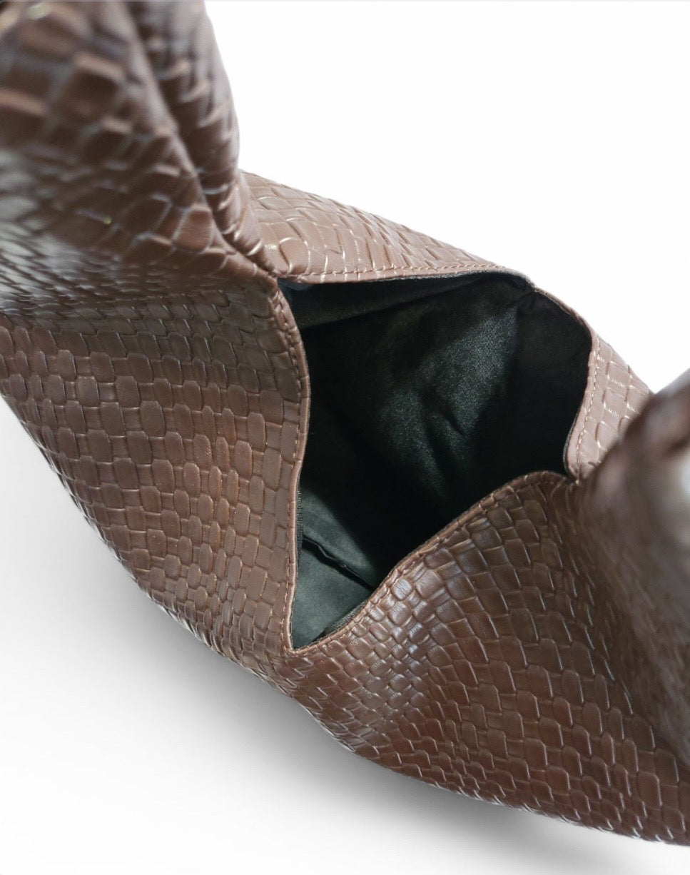 The Luxe Woven Sack Bag