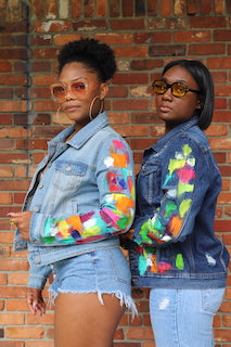 "She Is So Dope" Denim Jacket
