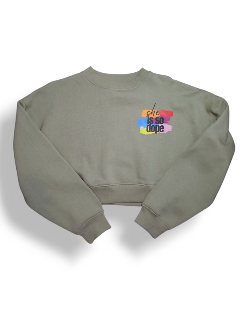 Never Forget Cropped Sweatshirt