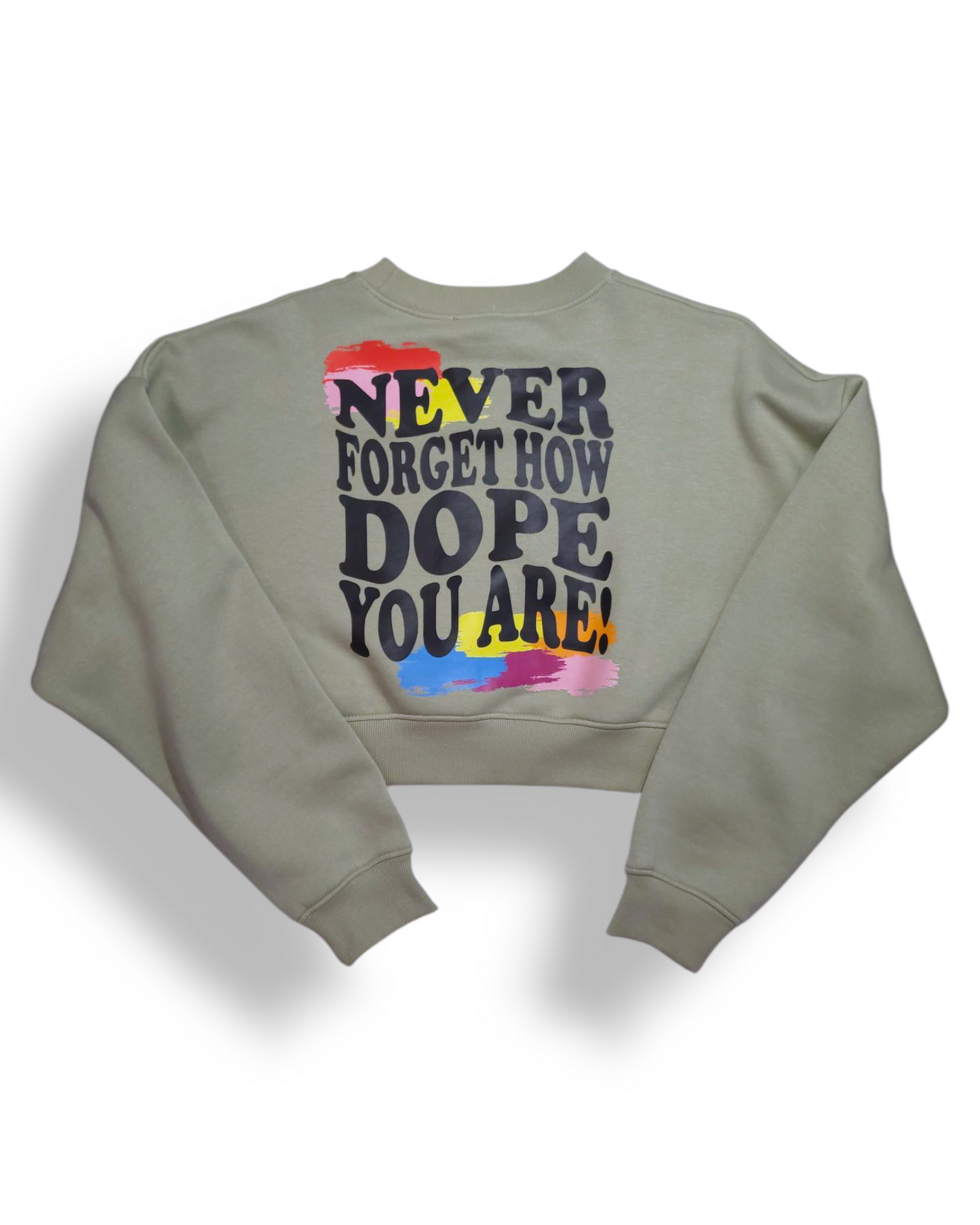 Never Forget Cropped Sweatshirt