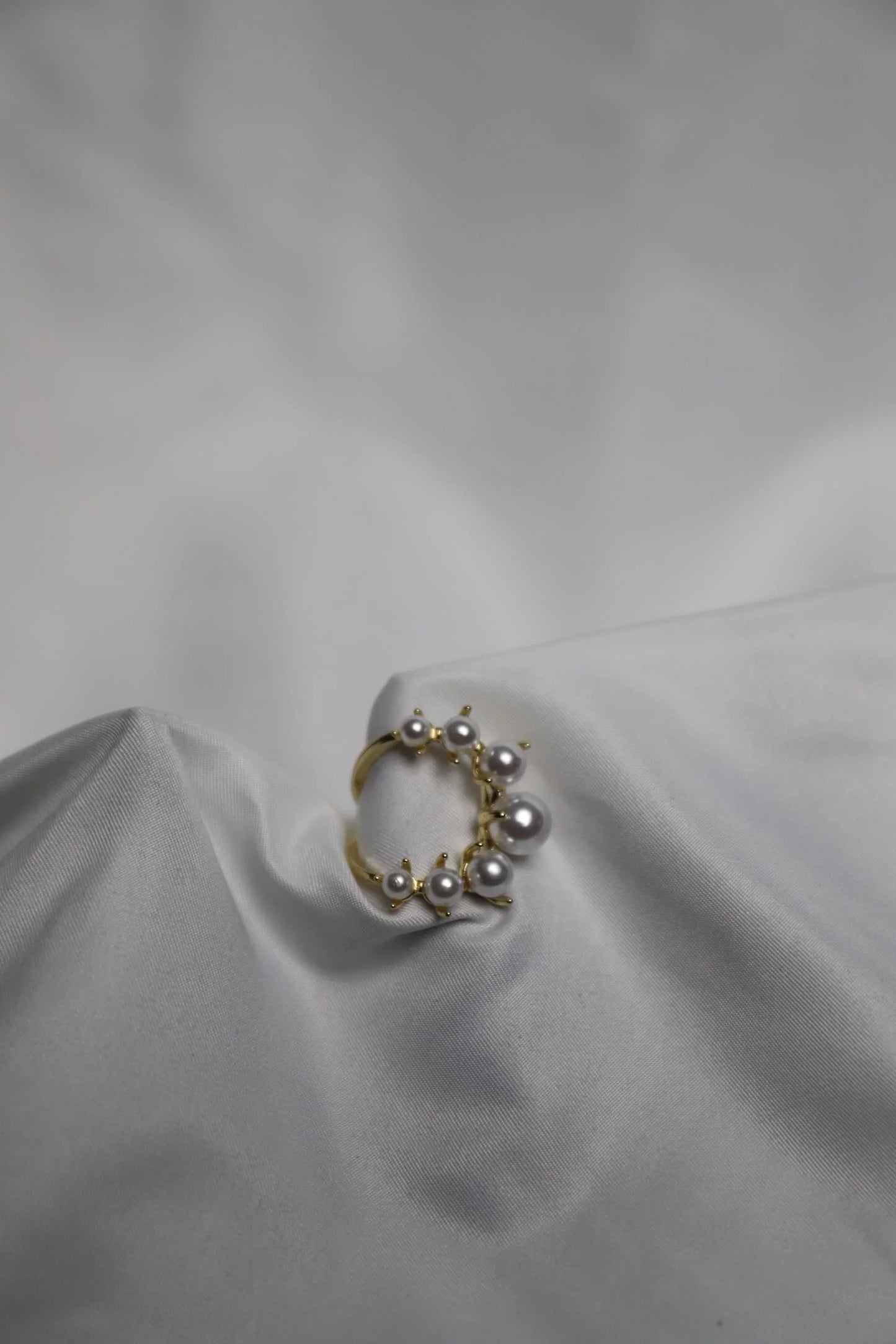 Gold Pearl Ring
