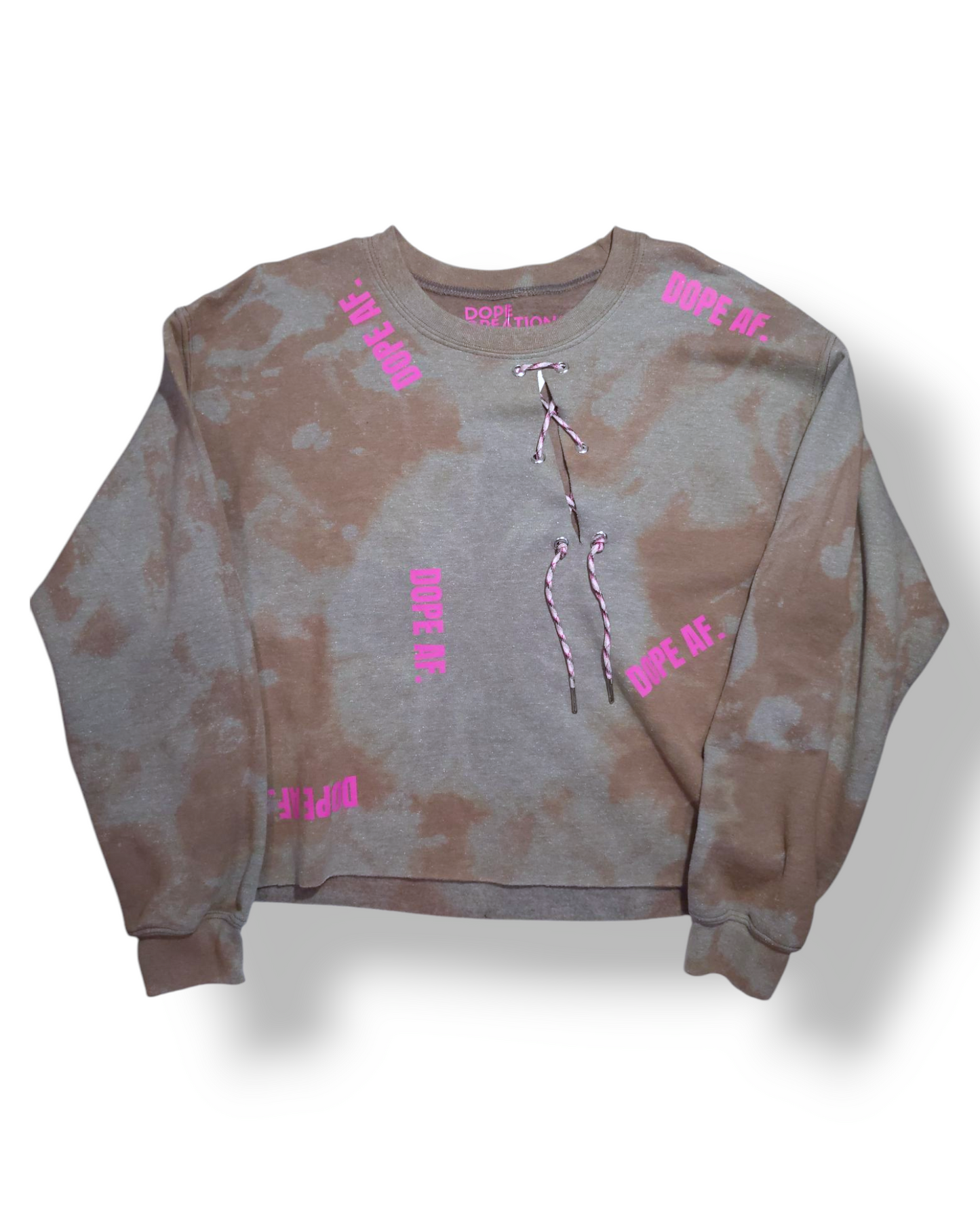 Dope AF Cropped Sweatshirt