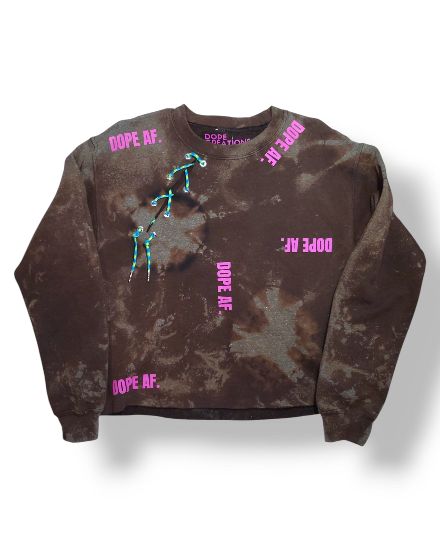 Dope AF Cropped Sweatshirt