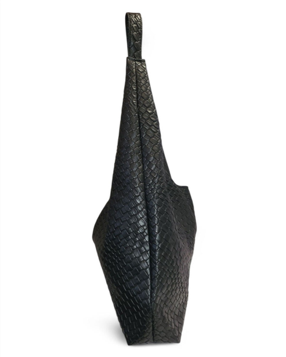 The Luxe Woven Sack Bag