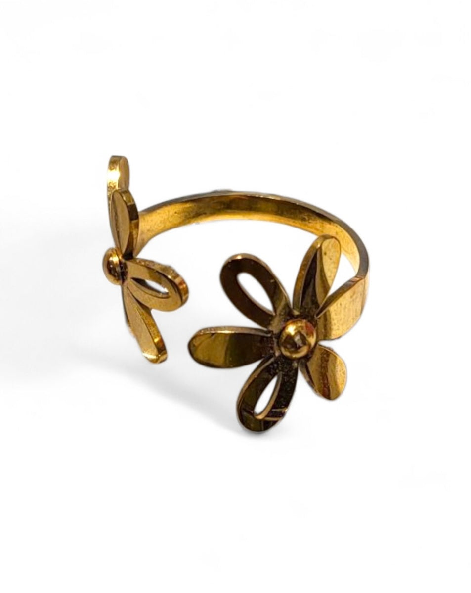 Gold Flower Ring