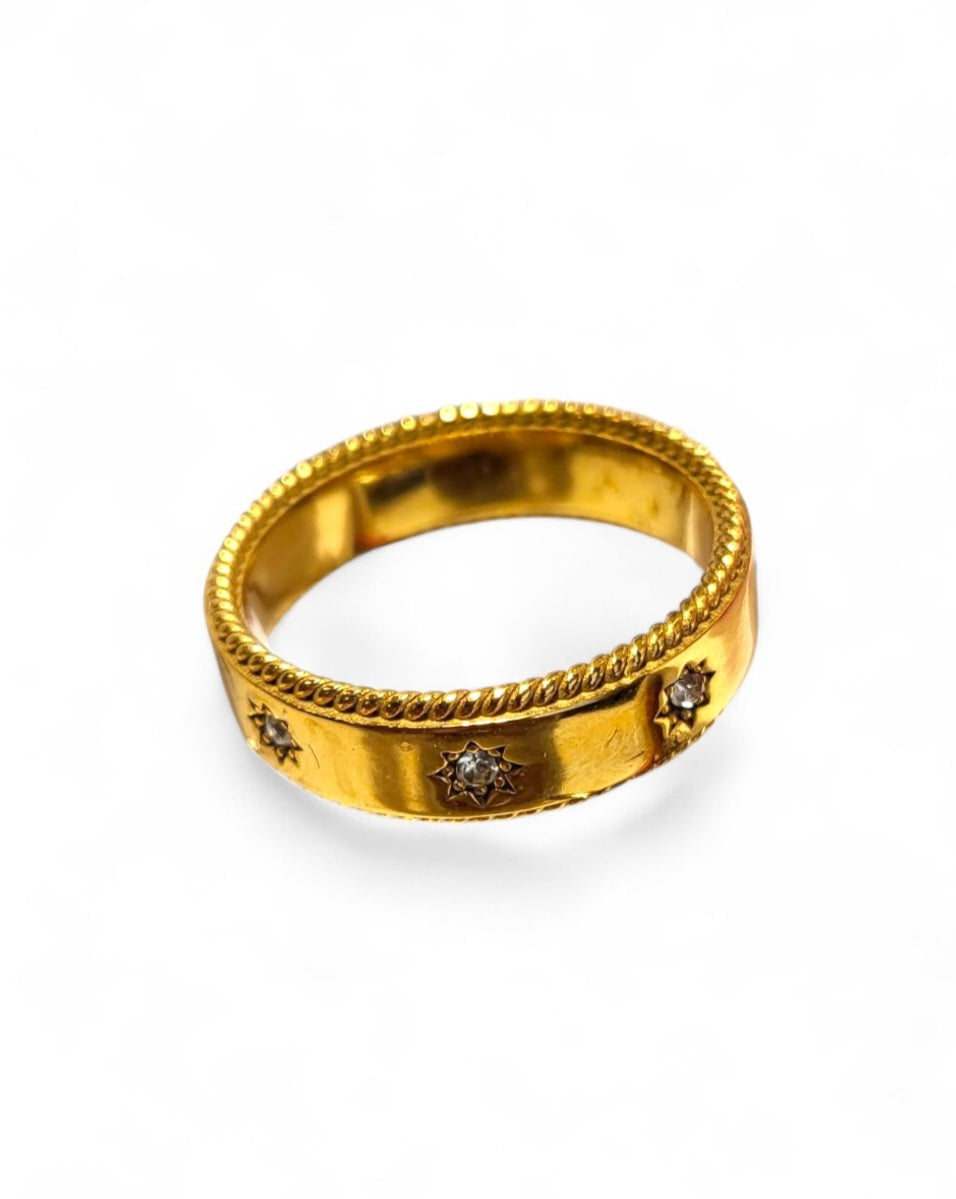 Gold Star Ring