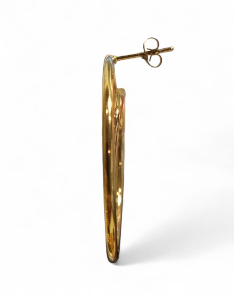 Spiral Hoop Earrings