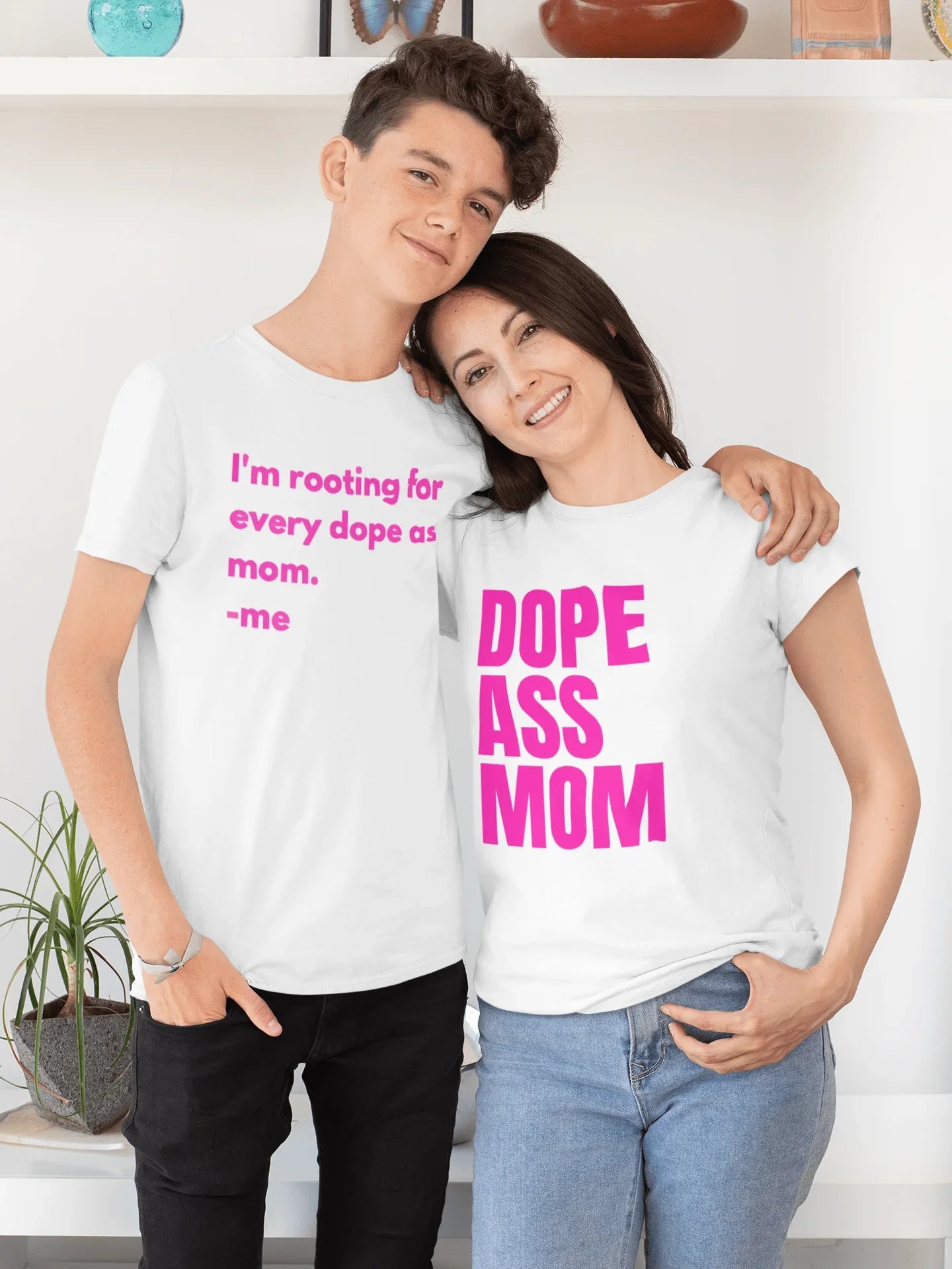 Dope Mom Hot Pink T-Shirt