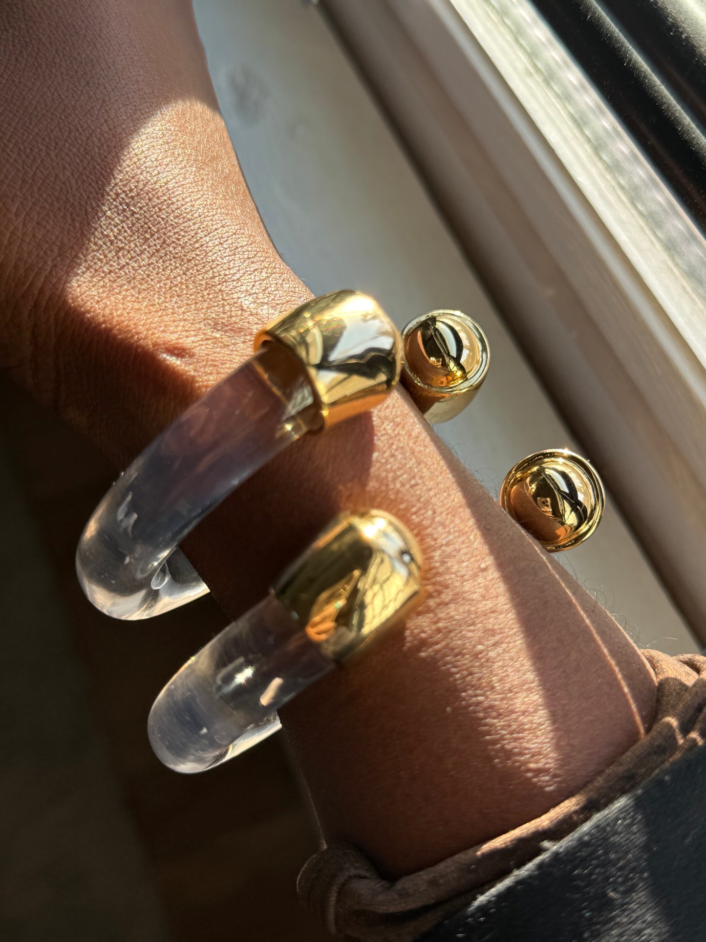 Chunky Acrylic Bangle