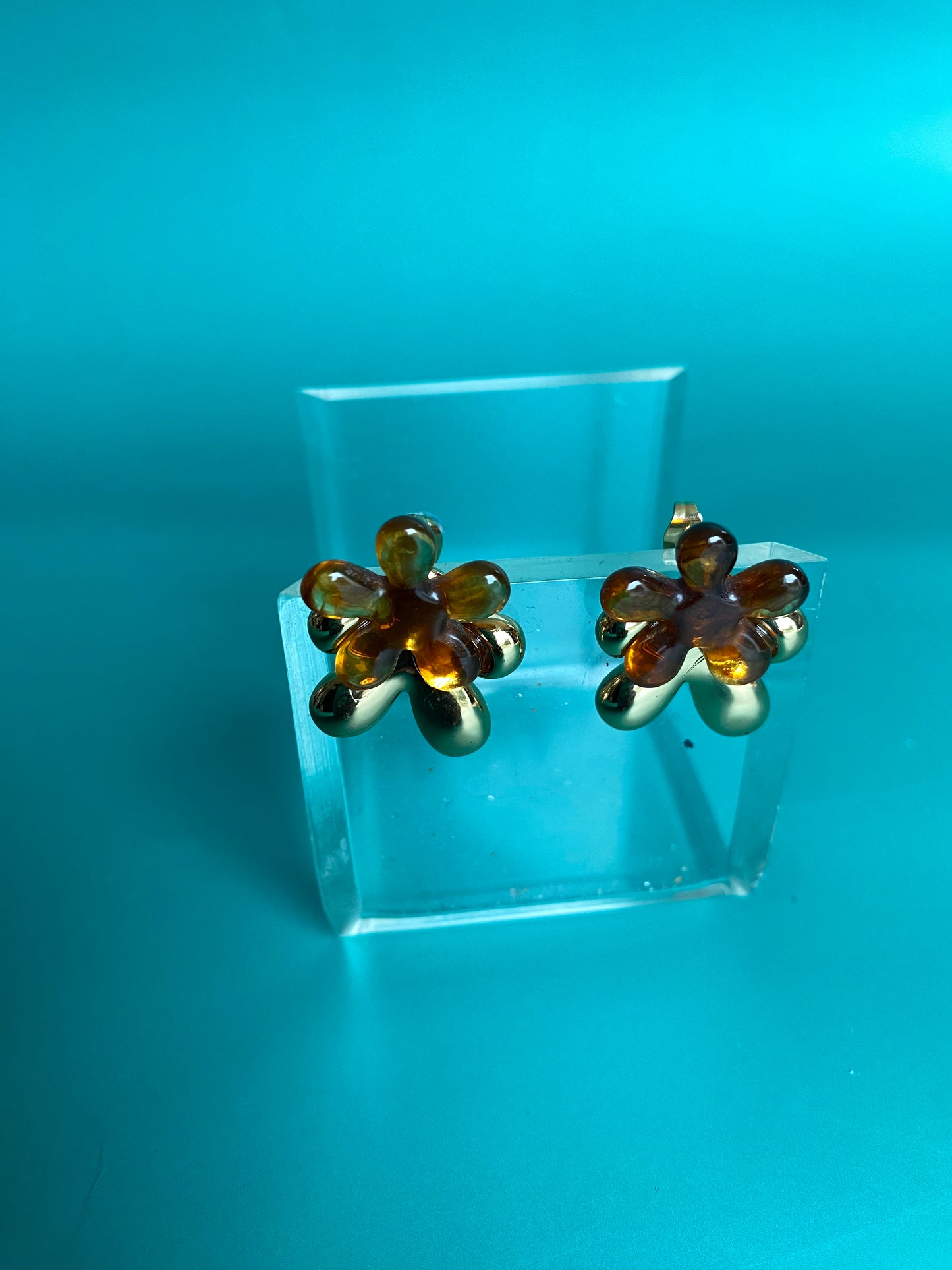 The Amber Bloom Earrings
