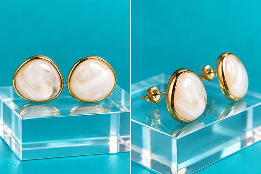 The Ivory Aura Earrings