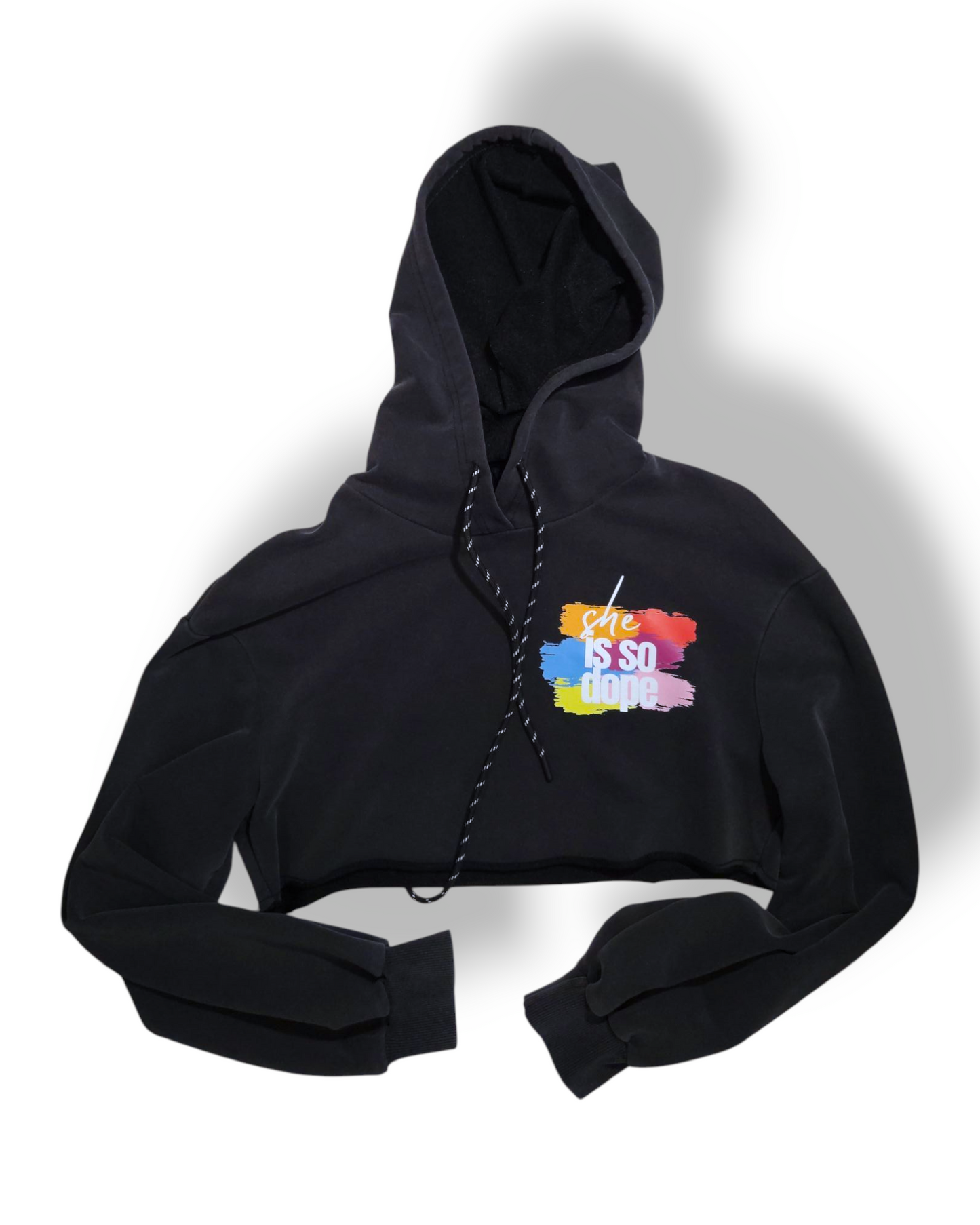 Never Forget Extra Cropped Hoodie