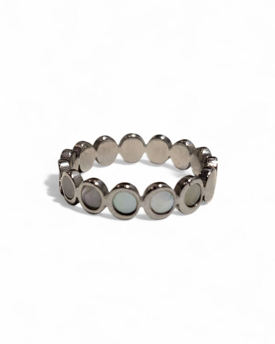 Iridescent Circle Ring