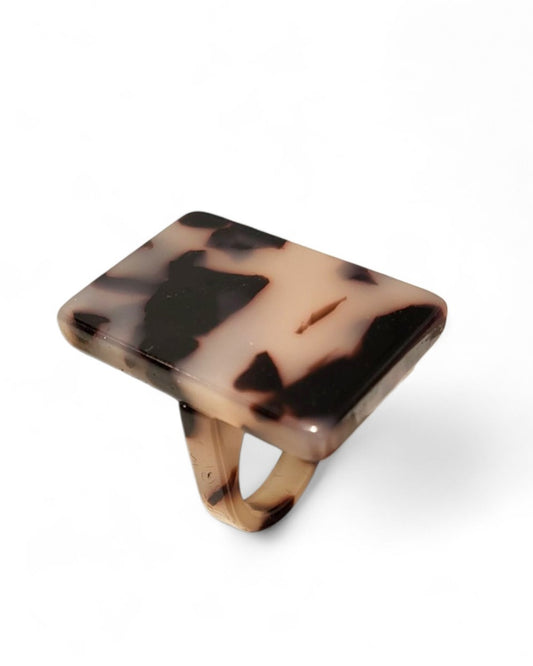 Tortoise Rectangle Ring